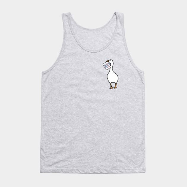 Small Goose with Stolen Biden Harris Sign Tank Top by ellenhenryart